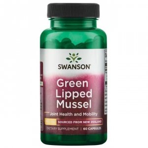SWANSON Green Lipped Mussel - Małża zielona - Omułek zielonowargowy 500 mg (60 kaps.)