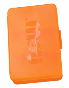 NOW FOODS Pillbox - organizer na leki (pomarańczowy)