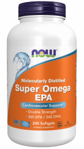 NOW FOODS Super Omega EPA 360 mg DHA 240 mg (240 kaps.)