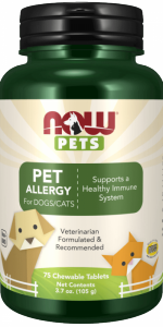 NOW PETS Pet Allergy for Dogs/Cats (75 tabl.)