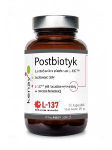 KENAY Postbiotyk Lactobacillus plantarum L-137 (60 kaps.)
