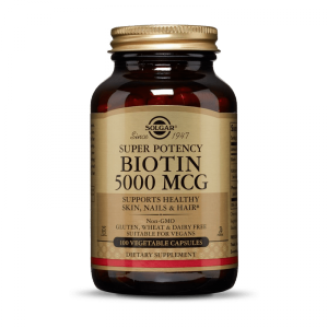 SOLGAR Biotin 5000 mcg (100 kaps.)