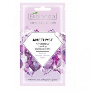 Bielenda Crystal Glow Kryształowy Peeling gruboziarnisty Amethyst  8g