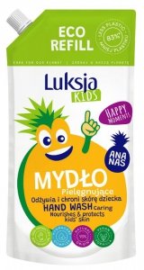 Luksja Kids Pielęgnujące Mydło w płynie dla dzieci - Ananas 500ml zapas