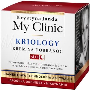 JANDA My Clinic Kriology 50+ Krem na dobranoc - Japońska Orchidea & Niacynamid 50ml