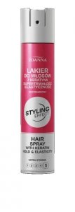 Joanna Styling Effect Lakier do włosów z keratyną Supertrwałość i Elastyczność  extra strong - 250ml