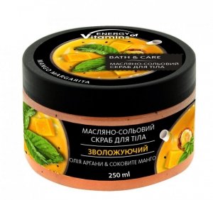 ENERGY OF VITAMINS Bath&Care Olejowy Peeling solny do ciała Mango Margarita - z olejkiem arganowym 250ml