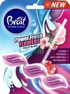 Brait Hygiene & Fresh Kostka do WC Power Fresh Fowers 39g