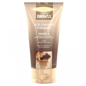 L`BIOTICA Biovax Glamour Maska Volumising Therapy - do włosów z tendencją do wypadania 150ml