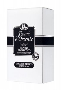 TESORI D`ORIENTE Aromatyczne Mydło w kostce  - Muschio Bianco 125g