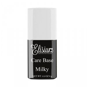 ELISIUM Care Base Baza kauczukowa pod lakier hybrydowy - Milky 9g