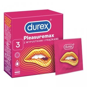 Durex Prezerwatywy Pleasuremax 3 szt
