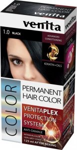 VENITA Color Farba do włosów Venita Plex nr 1.0 Black 1op.