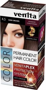 VENITA Color Farba do włosów Venita Plex nr 4.5 Dark Brown 1op.