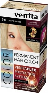VENITA Color Farba do włosów Venita Plex nr 9.0 Pastel Blond 1op.