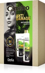 DELIA Cameleo Zestaw dla kobiet Anti Damage szampon i odżywka do włosów zniszczonych
