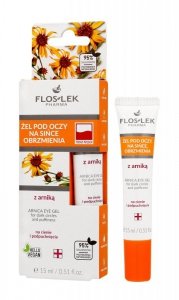 Floslek Żel pod oczy na sińce, obrzmienia z arniką 15 ml