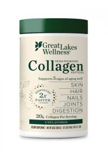 GREAT LAKES WELLNESS Grass-Fed Bovine Collgen Peptides - Kompleks peptydów kolagenowych (284 g)