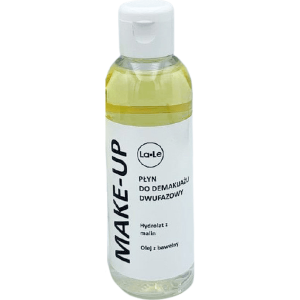 Płyn do demakijażu dwufazowy - Hydrolat z malin i olej z bawełny, 100 ml