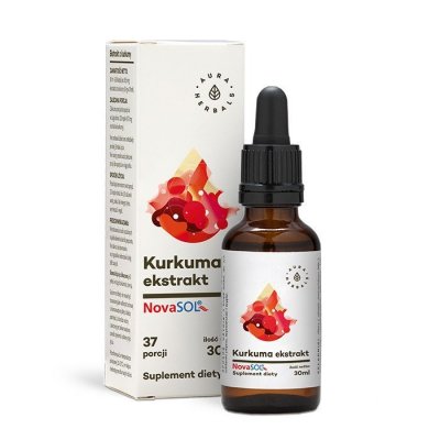 AURA HERBALS Kurkuma Nova Sol - ekstrakt w kroplach (30 ml)