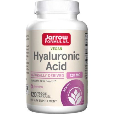 JARROW FORMULAS Hyaluronic Acid - Kwas Hialuronowy (120 kaps.)