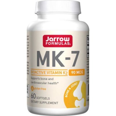 JARROW FORMULAS Witamina K2 MK7 90 mcg (120 kaps.)
