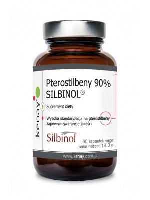 KENAY Pterostilbeny 90% Silbinol (60 kaps.)