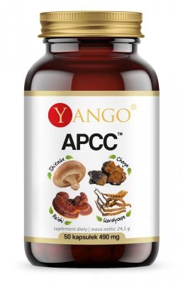 YANGO APCC - reishi, kordyceps, shitake, chaga (50 kaps.)