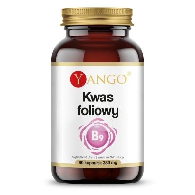 YANGO Kwas foliowy 600 mcg (90 kaps.)
