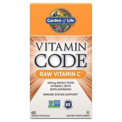 GARDEN OF LIFE Vitamin Code RAW Vitamin C - Witamina C (60 kaps.)