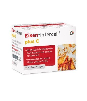 INTERCELL PHARMA Żelazo z Witaminą C (90 kaps.)