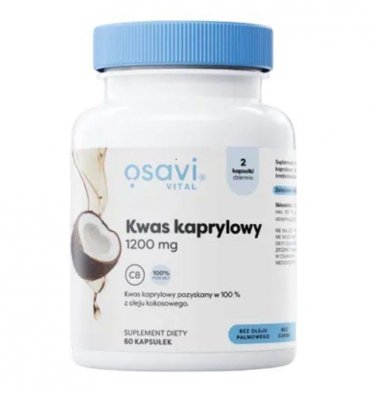 OSAVI Kwas Kaprylowy 1200 mg (60 kaps.)