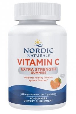 NORDIC NATURALS Vitamin C Extra Strenght Gummies (60 żelek)