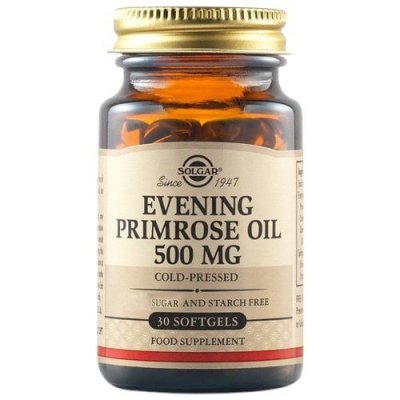SOLGAR Evening Primrose Oil 500 mg - Olej z Wiesiołka 500 mg (30 kaps.)