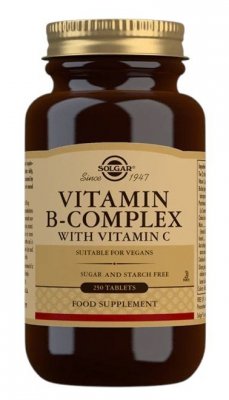 SOLGAR B-Complex with Vitamin C Stress Formula (250 tabl.)
