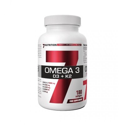 7NUTRITION Omega-3 55% D3+K2 (180 kaps. miękkich)