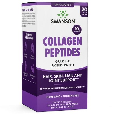 SWANSON Collagen Peptides - Peptydy kolagenow (20 saszetek)