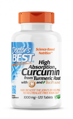 DOCTOR'S BEST Curcumin C3 Complex with Bioperine (120 tabl.)
