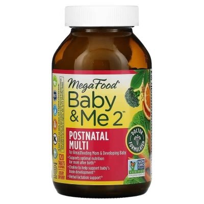 MegaFood Baby &amp; Me 2 Postnatal Multi 120 tab.