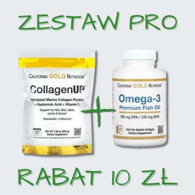 CollagenUP 206 g + Omega-3 Premium 100 kaps.