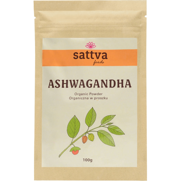Organiczna Ashwagandha w proszku, 100 g