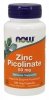 NOW FOODS Zinc Picolinate - Pikolinian Cynku 50 mg (120 kaps.) 