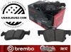 Tylne klocki brembo + WIERCONE NACINANE tarcze hamulcowe ATM 316mm RED Lincoln Nautilus