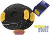 Tylne klocki YellowStuff + NAWIERCANE NACINANE tarcze hamulcowe 305mm EBC seria GD Dodge Caravan 2008-
