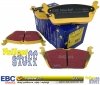 Tylne klocki EBC Yellow Stuff + WIERCONE nacinane tarcze hamulcowe RAM 1500 DT 2019-