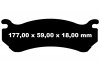 Przednie klocki hamulcowe EBC YellowStuff  Chevrolet Suburban 1500 -2006