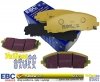 Przednie klocki YellowStuff + NAWIERCANE NACINANE tarcze hamulcowe 330mm EBC seria GD Lancia Voyager 2012-