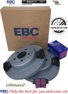 Tylne klocki Ultimax2 + WENTYLOWANE tarcze hamulcowe EBC seria PREMIUM Dodge Charger