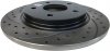 Tylne klocki oraz nawiercane tarcze hamulcowe 305mm Chrysler Voyager Town Country 2008-
