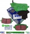 Tylne klocki GreenStuff + NAWIERCANE NACINANE tarcze hamulcowe 305mm EBC seria GD Chrysler Voyager Town Country 2008-